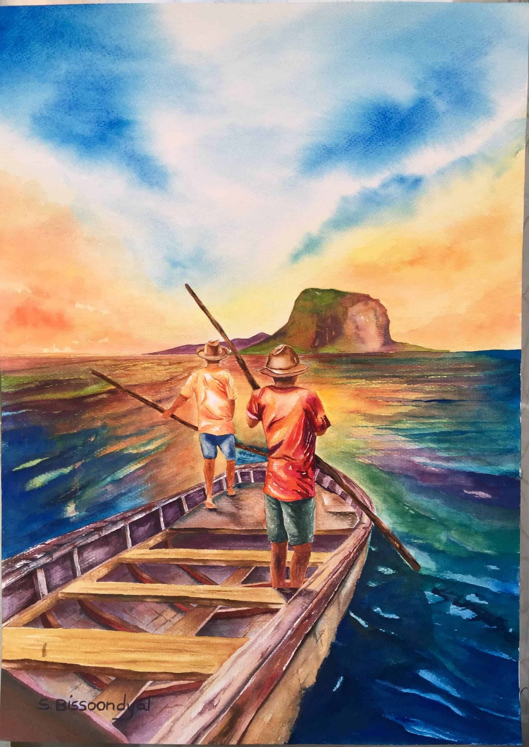 Coucher de soleil- Le morne