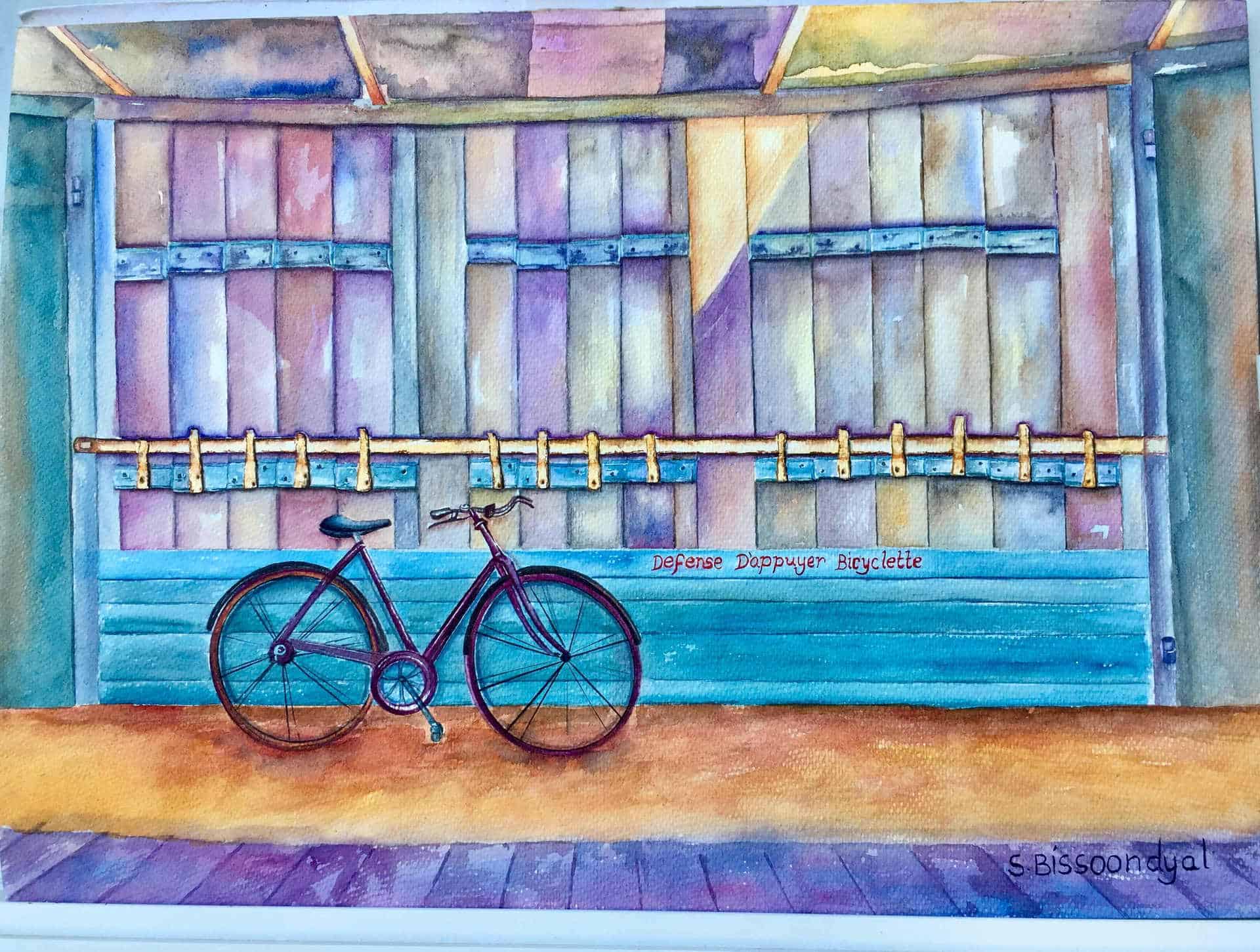 N’appuyez pas bicyclette
