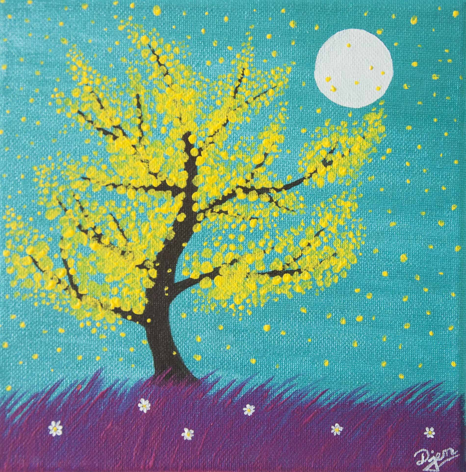 Yellow tree