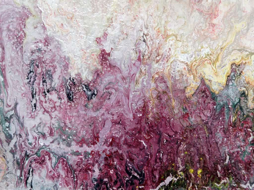 Abstract pink and white
