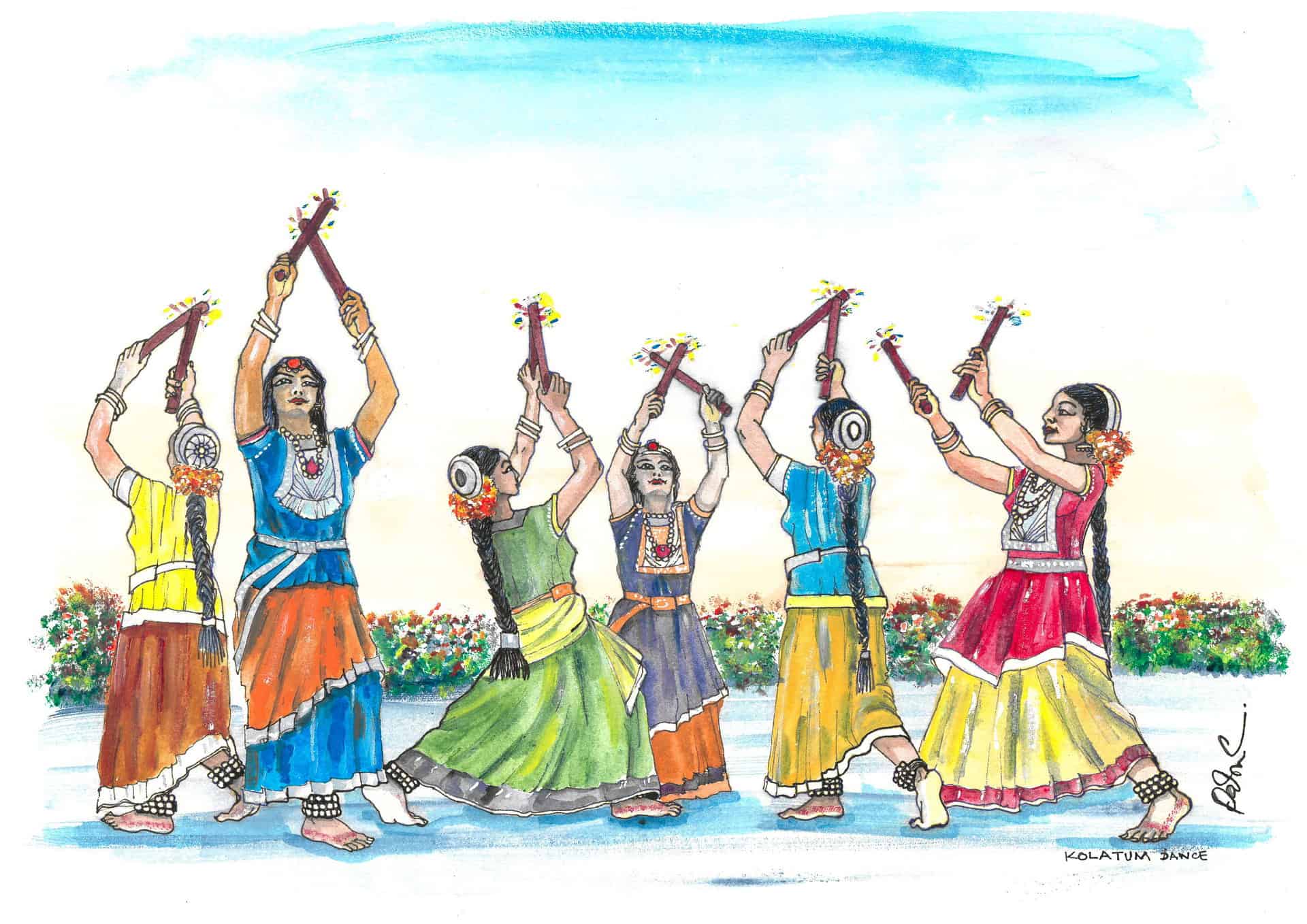 Kolattam : Ceremonial Group dance