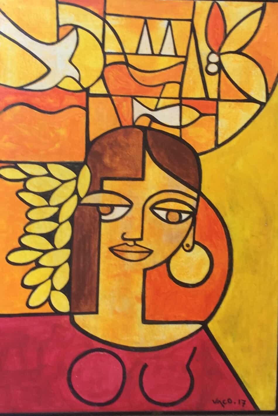 Le vitrail jaune