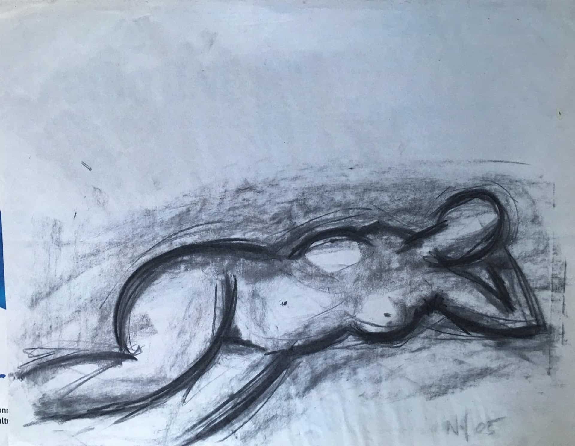 Nude study (Charcoal)