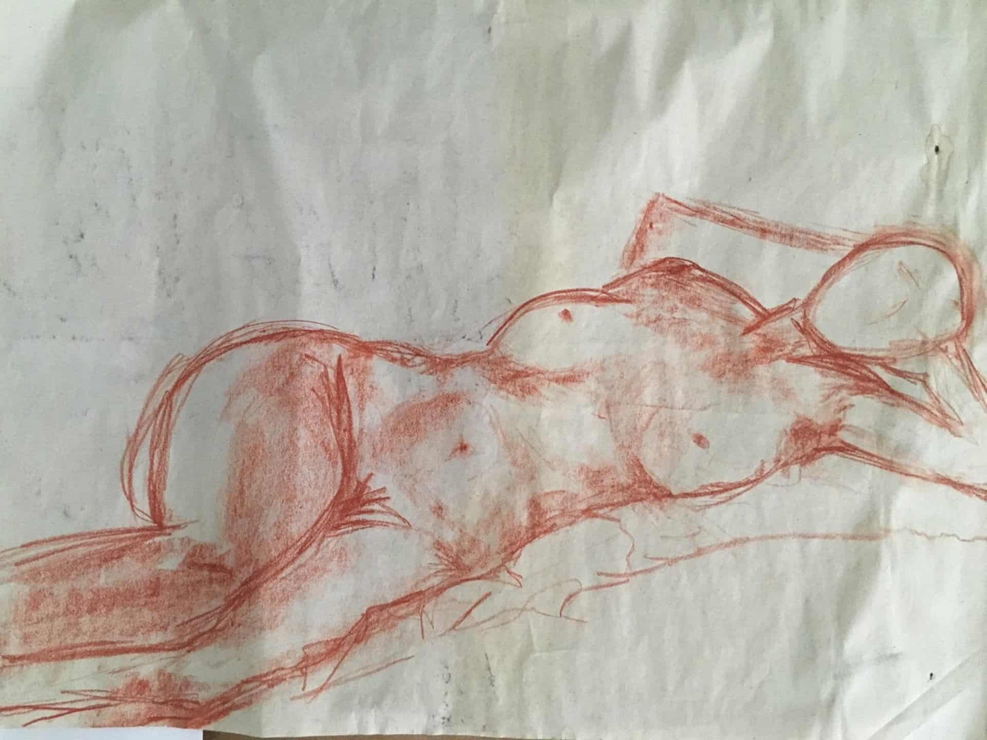 Nude study (Pastel)