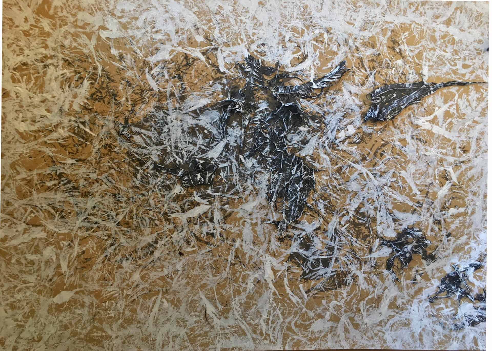Ravaged feathers