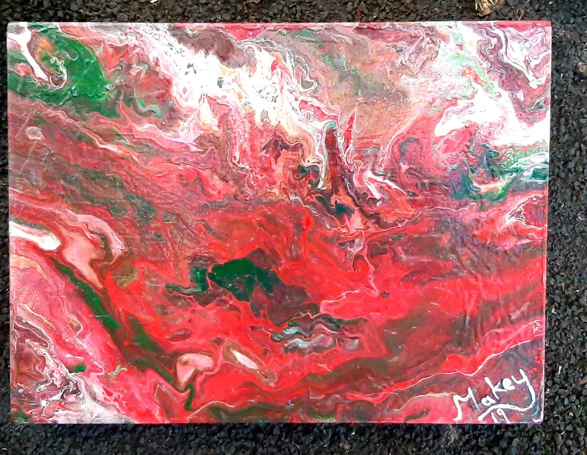 Red abstract 1