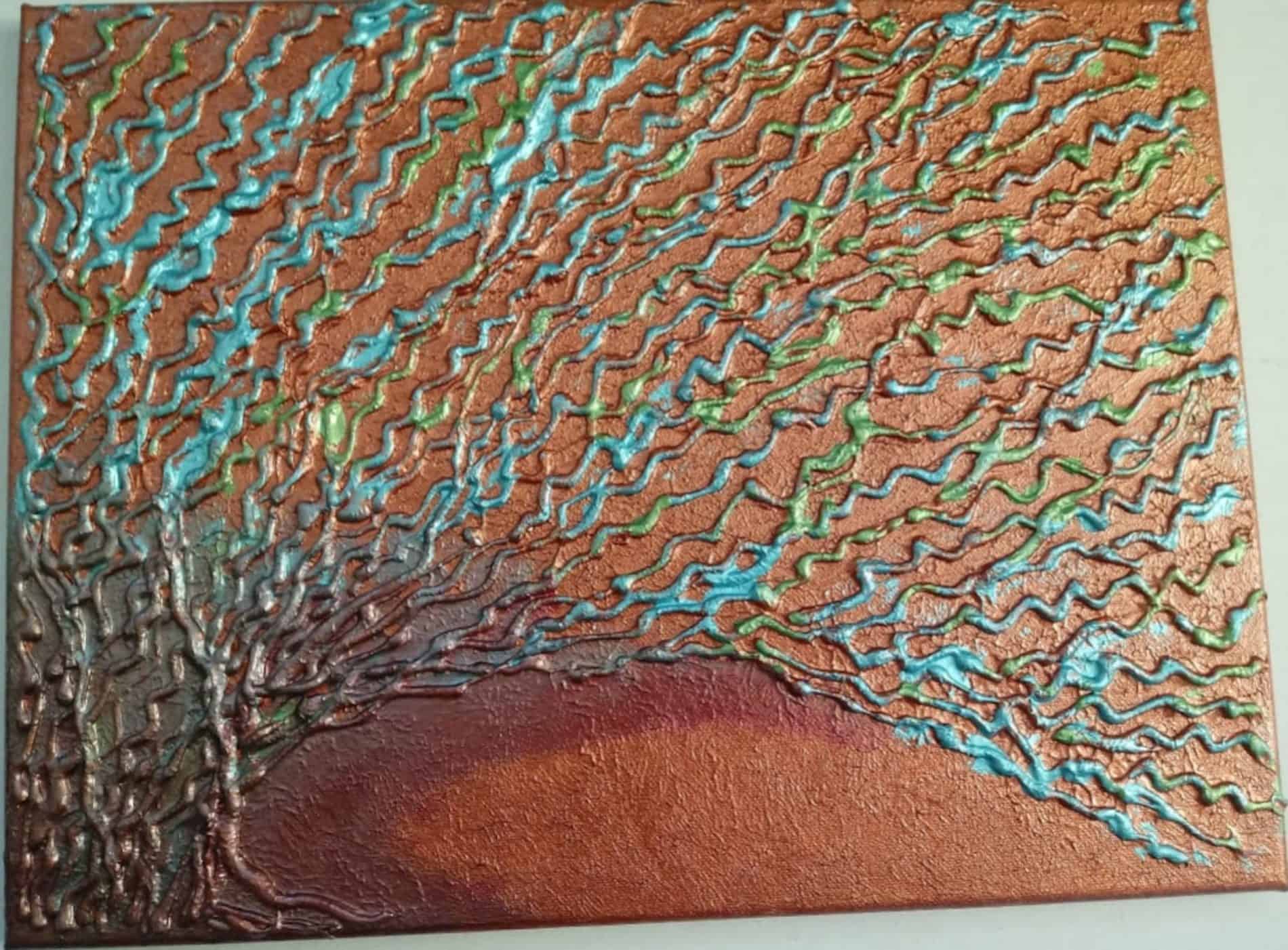 Arbre au coucher du soleil