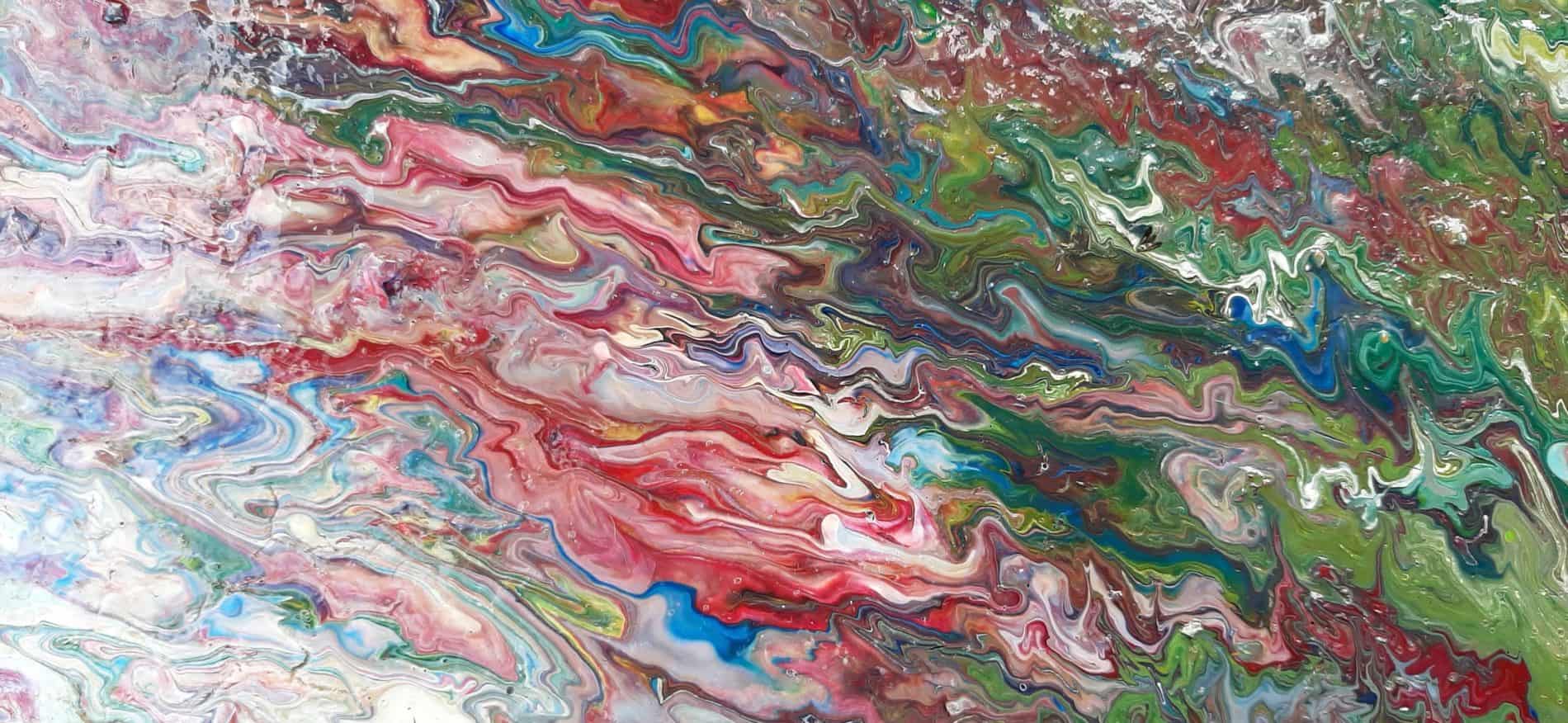 Abstract multi-colour