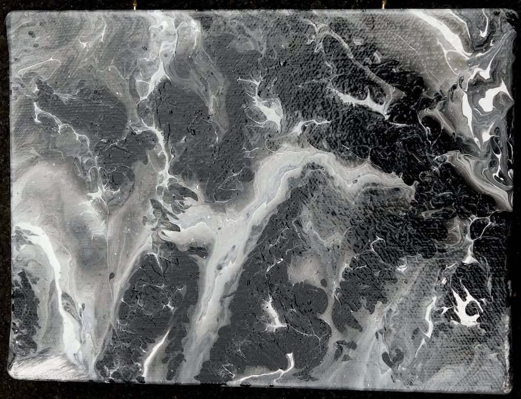 Abstract black and white 3
