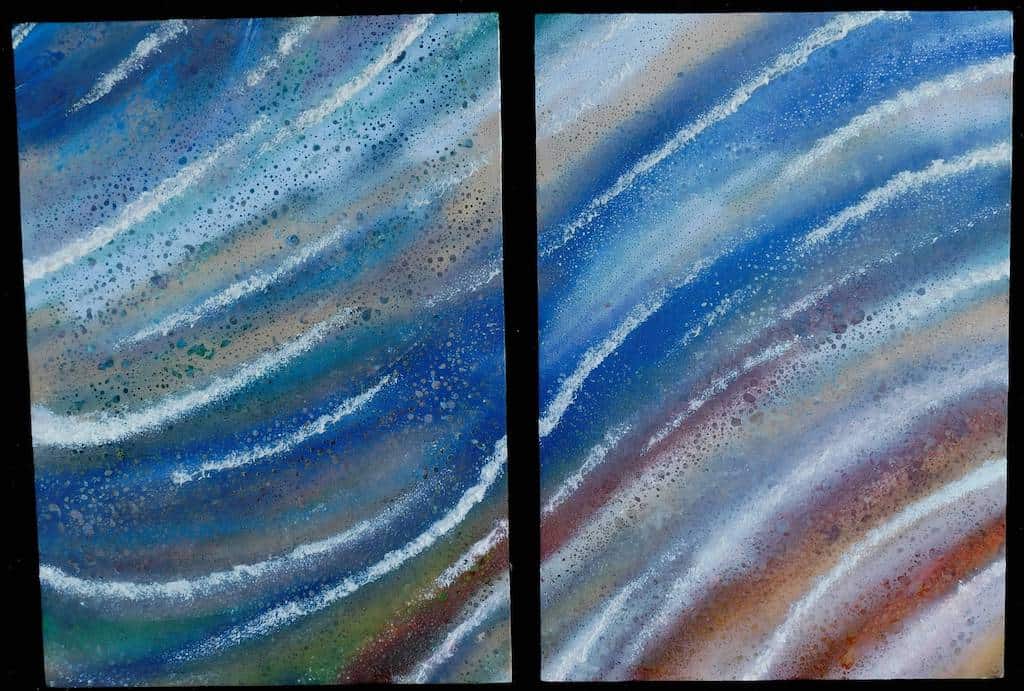 Multi coloured milky way