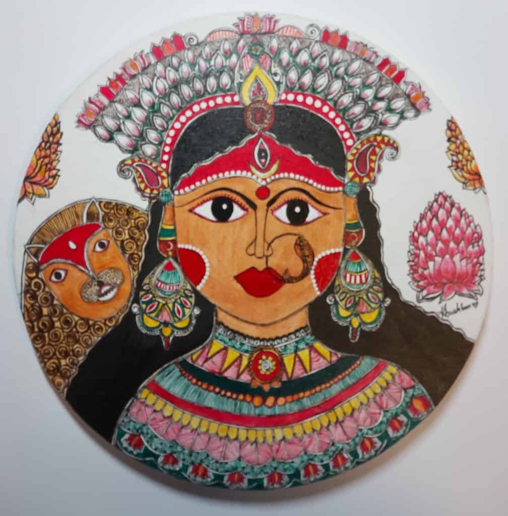 Durga face