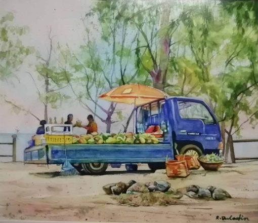 riaz-auladin-marchand-coco-choisy-mauritian-artist-watercolor