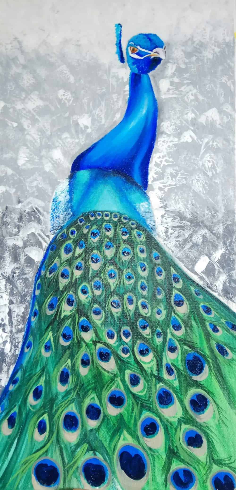 Mauritius Arts & Artists - mauritius-arts-avinash-dwarku-peacock