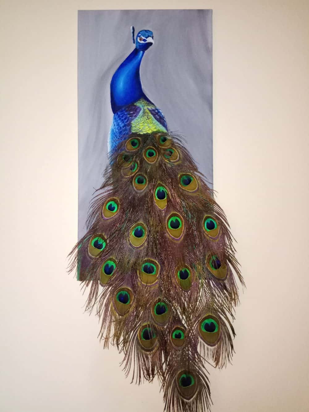 Mauritius Arts & Artists - mauritius-arts-avinash-dwarku-semi-realistic-peacock