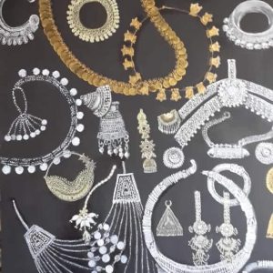 nalini-treebhoobun-beads-gold-and-silver-mixed-media