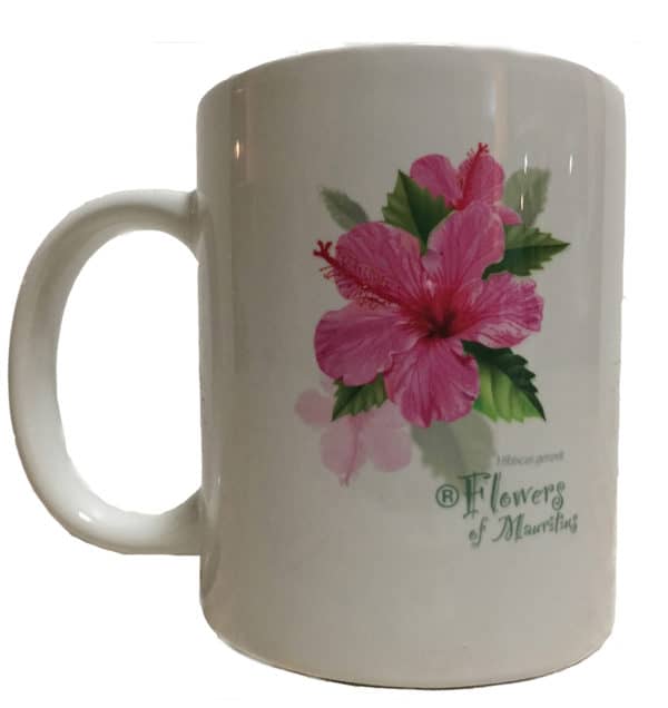 Palmesh Cuttaree Mauritius Souvenir Hibiscus mug Mauritius Arts