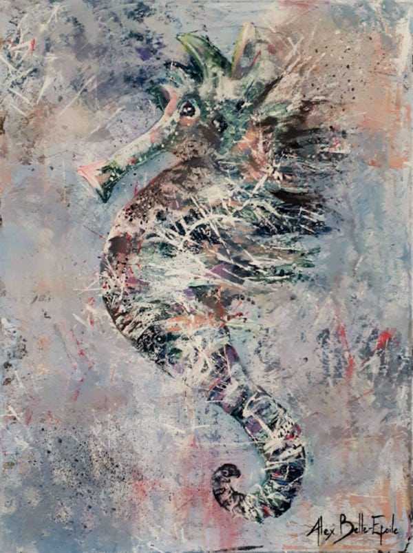Alexandrine Belle Etoile – Hippocampus – Mauritius Arts – Online Art ...