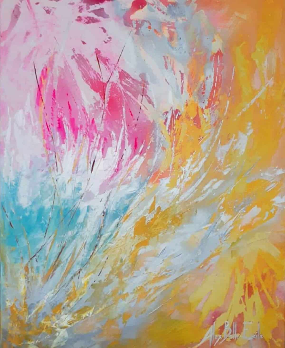 Alexandrine Belle Etoile – Rainbow – Mauritius Arts – Online Art Gallery